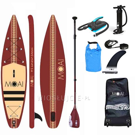 Deska SUP MOAI 12’6 Ultra Light Limited Edition - pompowany paddleboard z karbonowym wiosłem