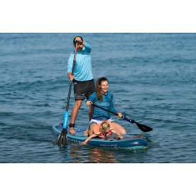 Koszulka męska lycra PADDLEBOARDING LIGHT BLUE - długi rękaw