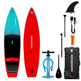 Deska SUP AQUADESIGN ARKO 11 z wiosłem - pompowany paddleboard