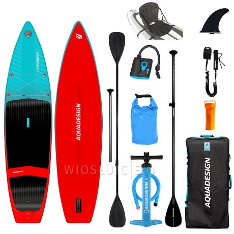 Deska SUP AQUADESIGN ARKO 11 z wiosłem - pompowany paddleboard