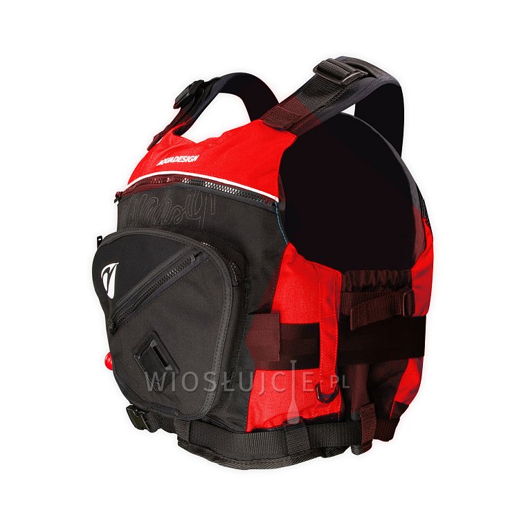 Záchranná plovací vesta Aquadesign Upano Red/Black