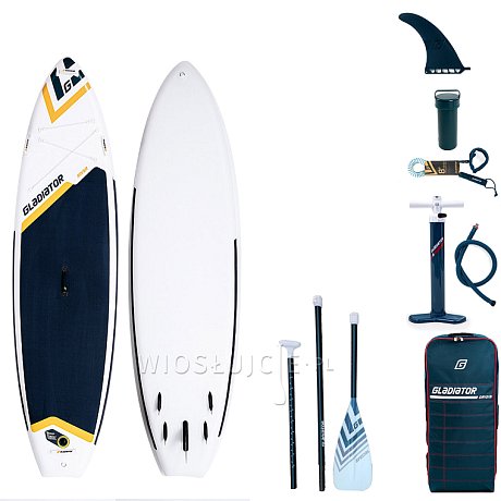 Deska SUP GLADIATOR PRO River M 11'6''x34''x6'' z wiosłem - pompowany rzeczny paddleboard