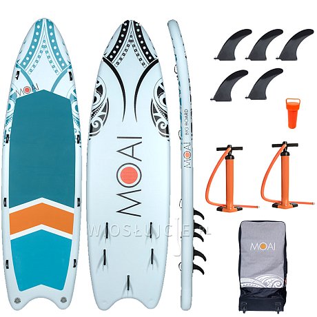 Deska SUP MOAI BIG BOARD 18' - pompowany paddleboard dla całej drużyny