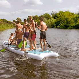 Deska SUP MOAI BIG BOARD 18' - pompowany paddleboard dla całej drużyny