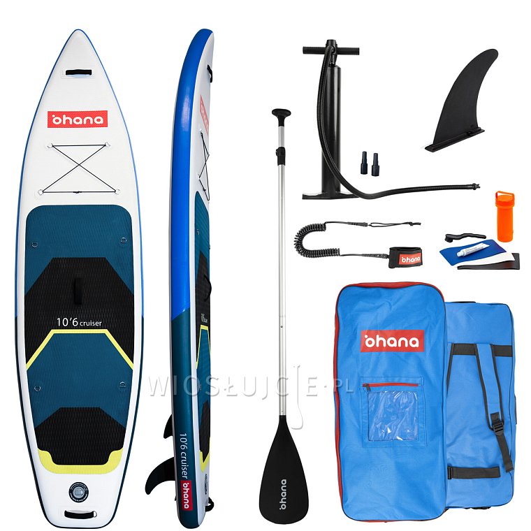 Deska SUP OHANA ISUP Cruiser 10'6''x32''x6'' – pompowany paddleboard