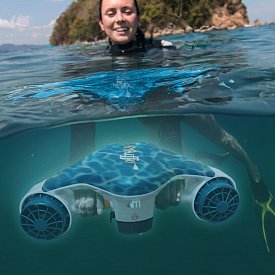 Elektryczny skuter wodny SKIFFO Seaside + zestaw do snorkelingu