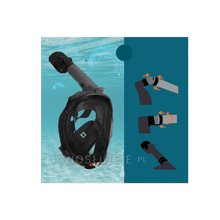 Elektrický vodní skútr SKIFFO Seaside + sada pro šnorchlování