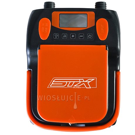 Pompka elektryczna STX 12V z akumulatorem do desek SUP – maksymalne ciśnienie 16 PSI