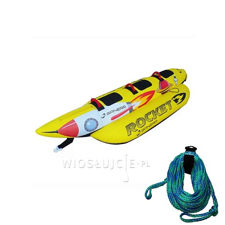 Banan do holowania SPINERA ROCKET 3 towable - trzymiejscowe pływadło