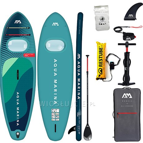 Deska SUP AQUA MARINA Super Trip View 11'2 model 2024 - pompowany paddleboard z wizjerem