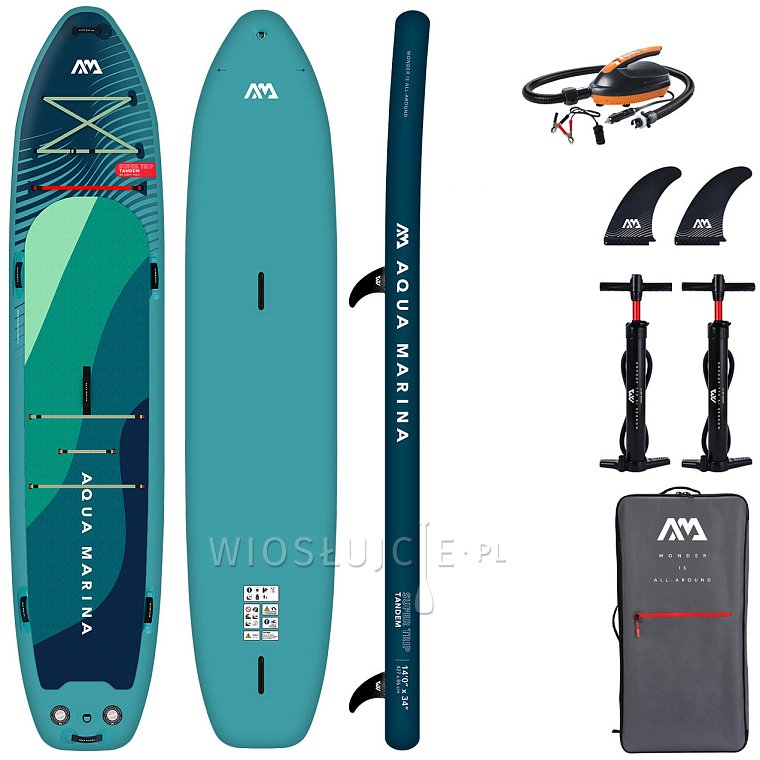 Deska SUP AQUA MARINA Super Trip Tandem 14'0 - pompowany paddleboard model 2024