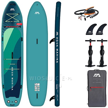 Deska SUP AQUA MARINA Super Trip Tandem 14'0 - pompowany paddleboard model 2024