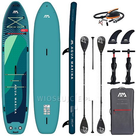 Deska SUP AQUA MARINA Super Trip Tandem 14'0 - pompowany paddleboard model 2024