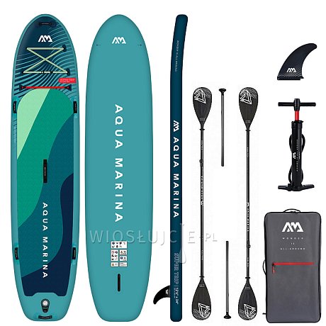 Deska SUP AQUA MARINA Super Trip 12'6 - pompowany paddleboard dla dwóch osób model 2024