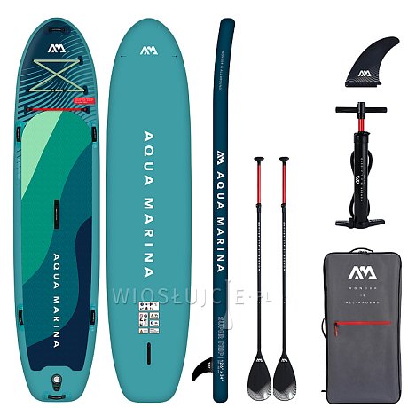 Deska SUP AQUA MARINA Super Trip 12'6 - pompowany paddleboard dla dwóch osób model 2024