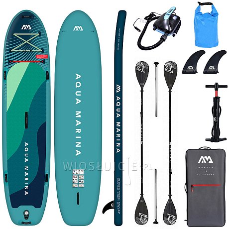 Deska SUP AQUA MARINA Super Trip 12'6 - pompowany paddleboard dla dwóch osób model 2024