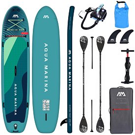 Deska SUP AQUA MARINA Super Trip 12'6 - pompowany paddleboard dla dwóch osób model 2024