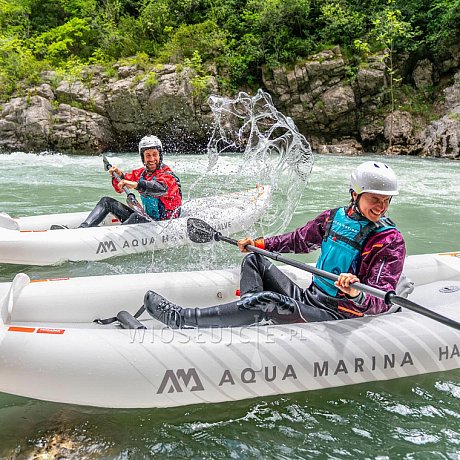 Pompowany kajak AQUA MARINA HALVE - jedno- dwuosobowy, packayak - model 2024