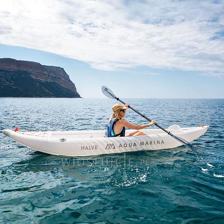 Pompowany kajak AQUA MARINA HALVE - jedno- dwuosobowy, packayak - model 2024