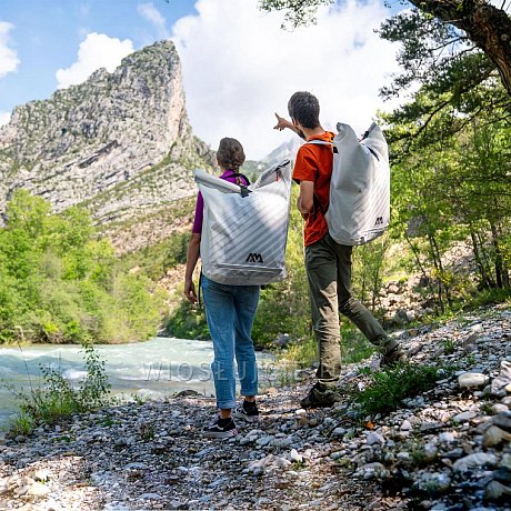 Pompowany kajak AQUA MARINA HALVE - jedno- dwuosobowy, packayak - model 2024