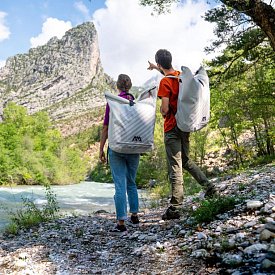 Pompowany kajak AQUA MARINA HALVE - jedno- dwuosobowy, packayak - model 2024