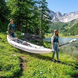 Pompowany kajak AQUA MARINA HALVE - jedno- dwuosobowy, packayak - model 2024