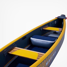 Pompowany kajak AQUA MARINA Tomahawk AIR-C model 2024 - trzyosobowe kanoe