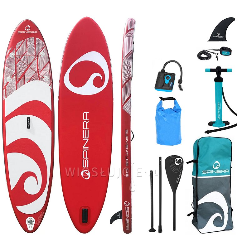 Deska SUP SPINERA SUPVENTURE RED 10'6 DLT - pompowany paddleboard