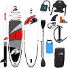 Deska SUP F2 SECTOR 12'2 RED/ORANGE COMBO - pompowany paddleboard
