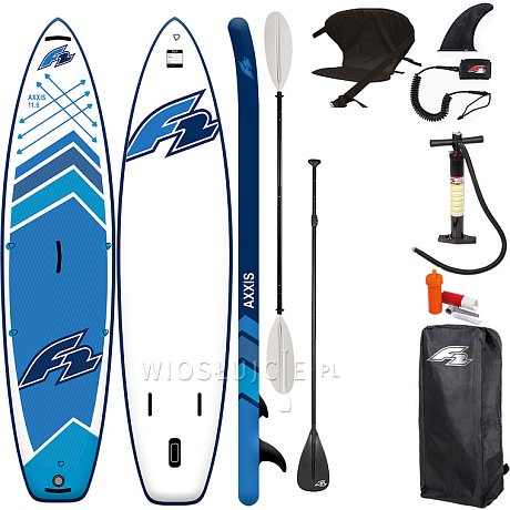 Deska SUP F2 AXXIS 11'6 LIGHT BLUE model 2024 - pompowany paddleboard