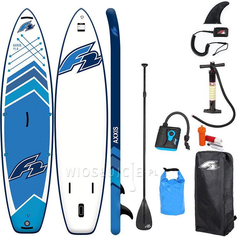 Deska SUP F2 AXXIS 11'6 LIGHT BLUE model 2024 - pompowany paddleboard
