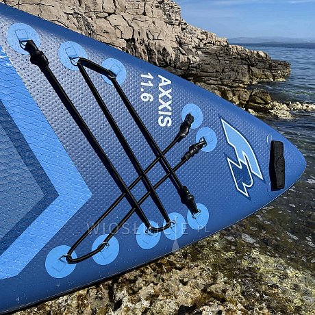 Deska SUP F2 AXXIS 11'6 COMBO NAVY BLUE model 2024 - pompowany paddleboard