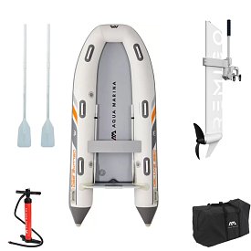 Pompowany ponton AQUA MARINA U-DeLuxe 3,5m DWF Air Deck