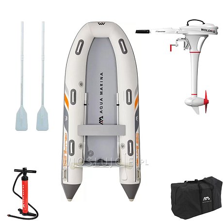 Pompowany ponton AQUA MARINA U-DeLuxe 3,5m DWF Air Deck