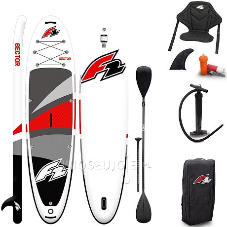 Deska SUP F2 SECTOR 10'5 RED/ORANGE COMBO model 2024 - pompowany paddleboard