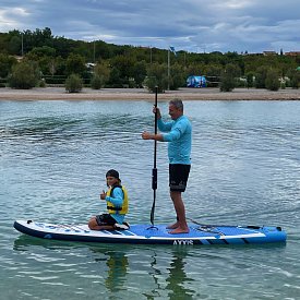 Deska SUP F2 AXXIS SMU 12'2 COMBO LIGHT BLUE model 2024 - pompowany paddleboard