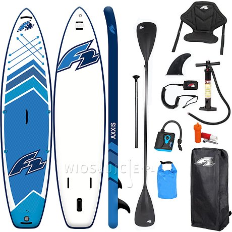 Deska SUP F2 AXXIS 10'5 COMBO LIGHT BLUE model 2024 - pompowany paddleboard