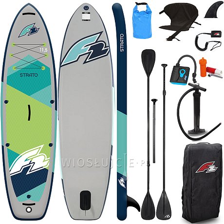 Deska SUP F2 STRATO 11'5 GREEN 2025 - pompowany paddleboard