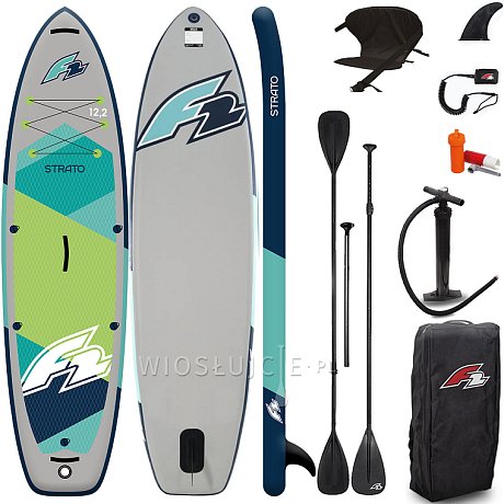 Deska SUP F2 STRATO 12'2 GREEN 2025 - pompowany paddleboard