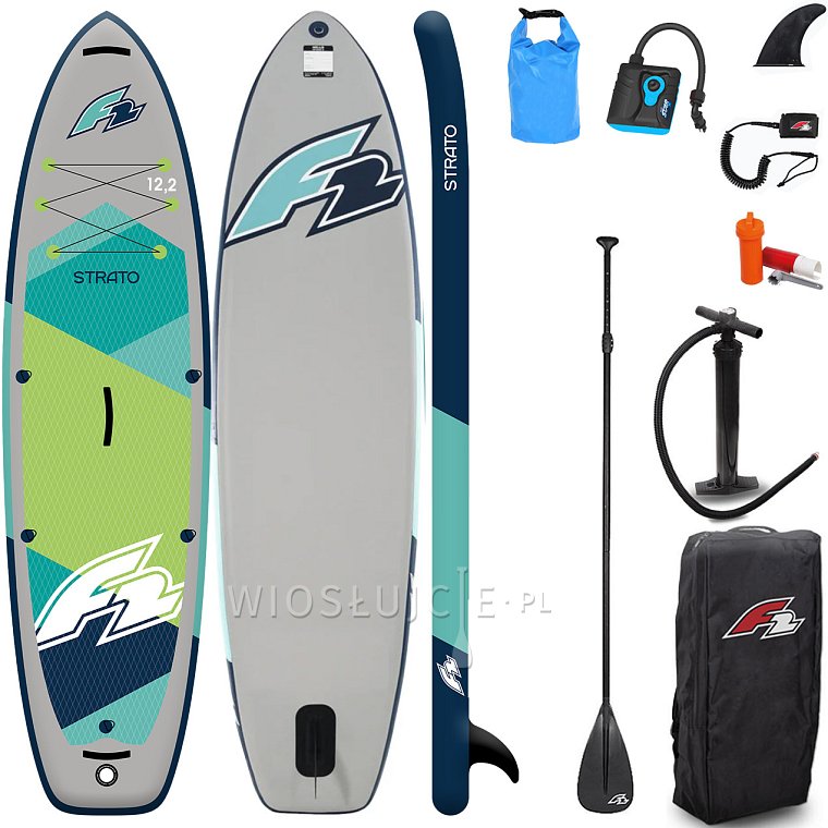 Deska SUP F2 STRATO 12'2 GREEN 2025 - pompowany paddleboard