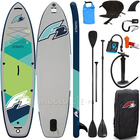 Deska SUP F2 STRATO 12'2 GREEN 2025 - pompowany paddleboard