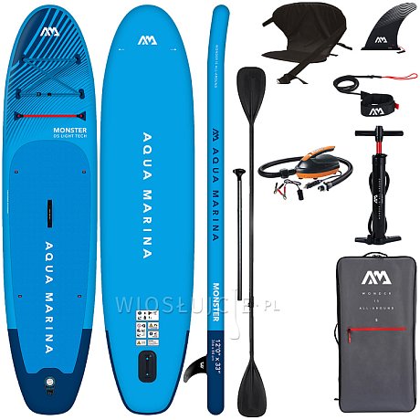 Deska SUP AQUA MARINA MONSTER 12'0 BLUE - limitowana edycja