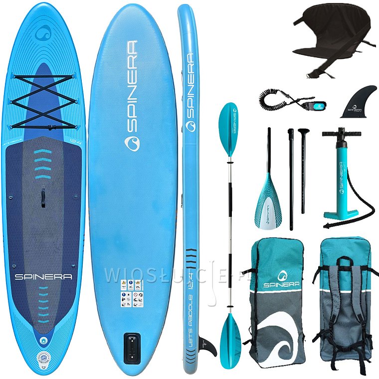 Deska SUP SPINERA SUP LET'S PADDLE 12'4'' model 2025 - pompowany paddleboard