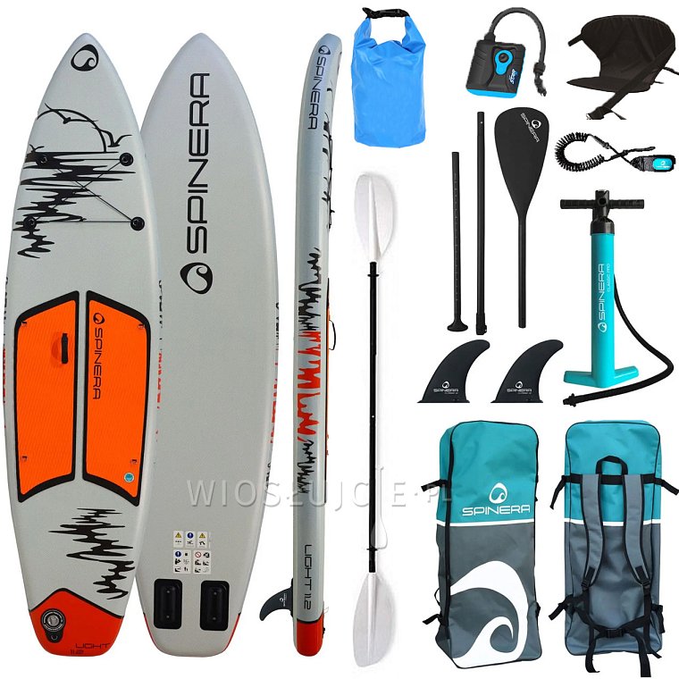 Deska SUP SPINERA SUP LIGHT 11'2 ULT model 2025 - pompowany paddleboard