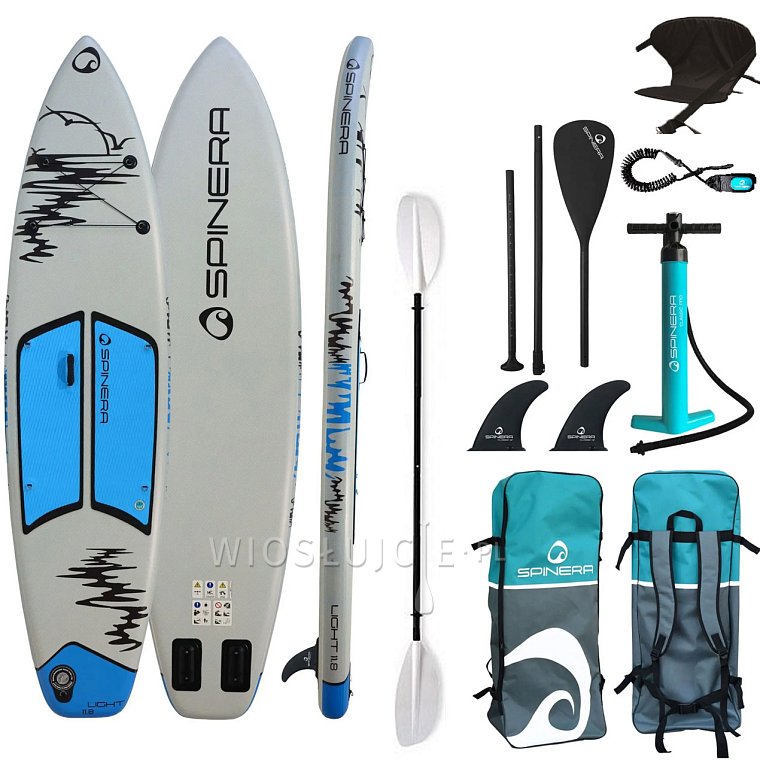 Deska SUP SPINERA SUP LIGHT 11'8 ULT model 2025 - pompowany paddleboard