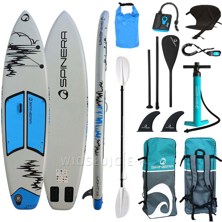Deska SUP SPINERA SUP LIGHT 11'8 ULT model 2025 - pompowany paddleboard