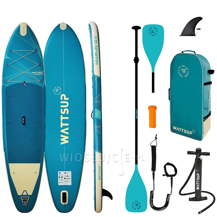 Deska SUP WATTSUP MARLIN 12'5 MINICOMBO - pompowany paddleboard