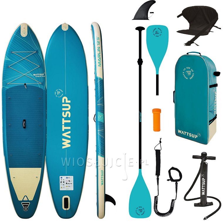 Deska SUP WATTSUP MARLIN 12'5 MINICOMBO - pompowany paddleboard