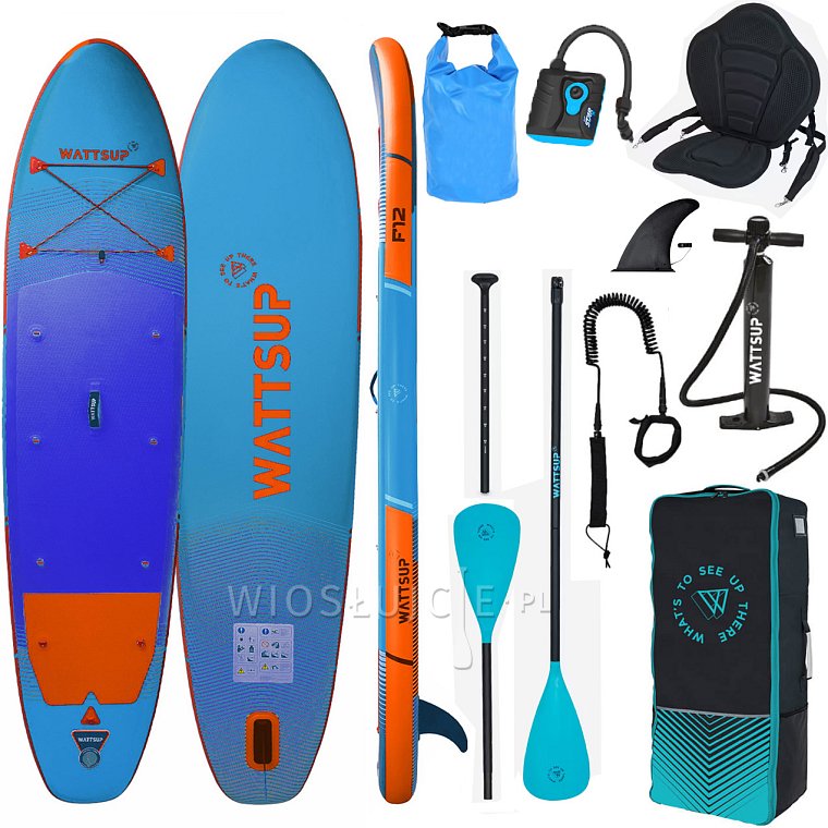 Deska SUP WATTSUP F12 12'0 COMBO SPECIAL - pompowany paddleboard