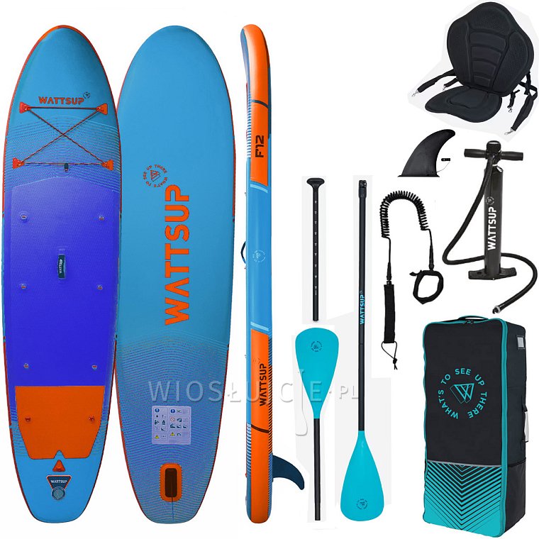 Deska SUP WATTSUP F12 12'0 COMBO SPECIAL - pompowany paddleboard